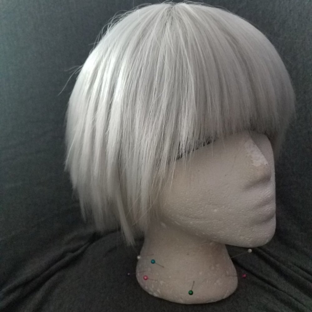 White Short Wig